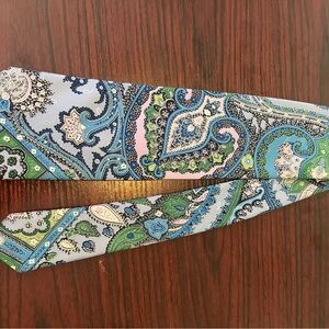 Paisley Brioni Silk Tie in Blue and Green